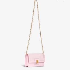 Balmain mini 1945 monogram jacquard bag